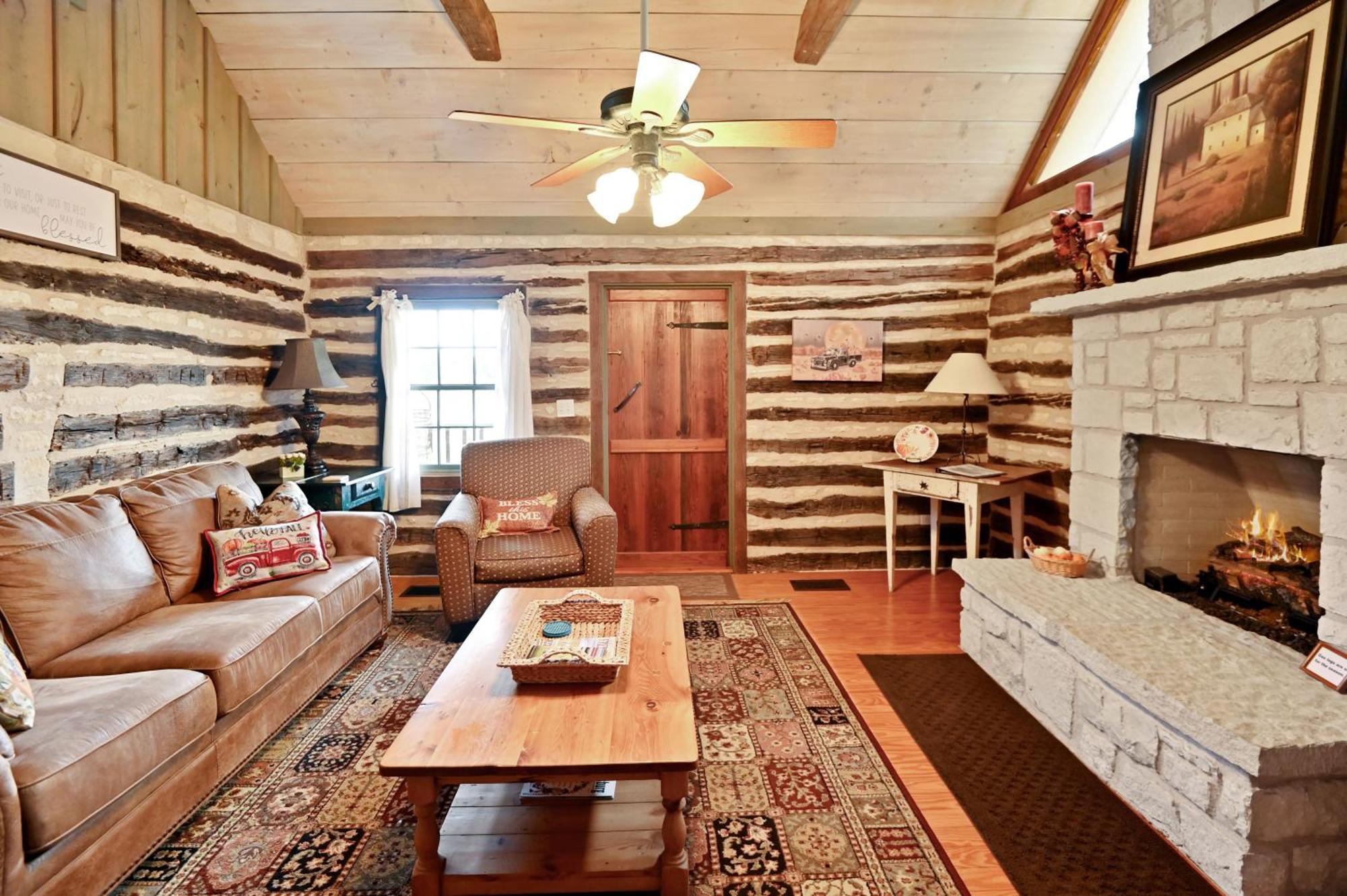 Cabins On Knopp School-Chula Vista Cabin Fredericksburg Extérieur photo